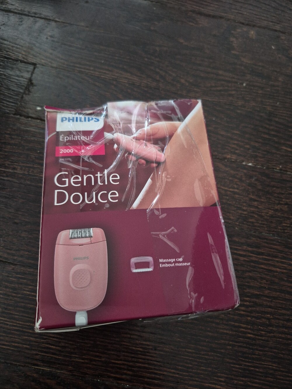 Philips  Gentle Douce Epilator Series 2000 Corded Legs & Body Massage Cap